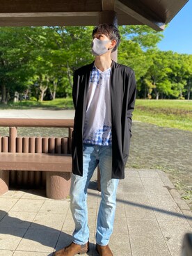 H M チェルシーブーツ ブラウンを使ったメンズ人気ファッションコーディネート Wear