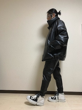 「PULL&BEAR（プルアンドベア）のアイテム（ジャケット/アウター）」を使った、Zeo Đa Artistさん（メンズ・168cm）の春コーディネート