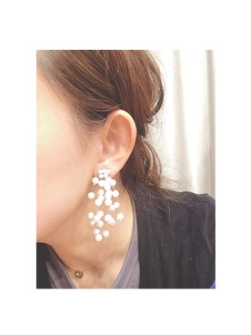 「ハグマグ」｜「アイテム（アクセサリー）」を使った、そふとくりん♥︎さん（レディース・157cm）の春コーディネート