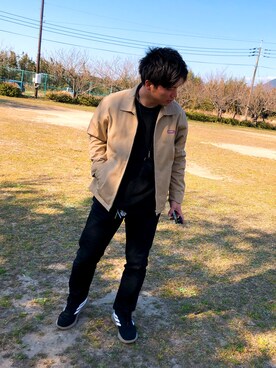 「SMITH'S（スミス）のアイテム（ジャケット/アウター）」を使った、きょう（相互）さん（メンズ・172cm）の春コーディネート