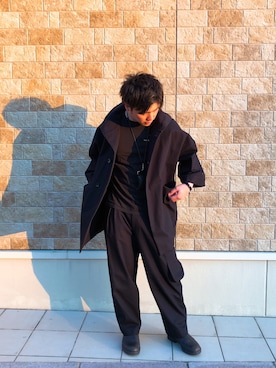 「VOAAOV（ヴォアーブ）のアイテム（その他アウター）」を使った、きょう（相互）さん（メンズ・172cm）の春コーディネート