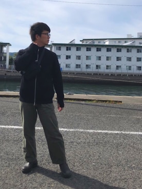 「SAYHELLO（セイハロー）のアイテム」を使った、きょう（相互）さん（メンズ・172cm）の冬コーディネート