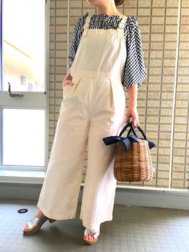 「KATHARINE ROSS（キャサリンロス）のアイテム（シューズ）」を使った、chan_emiさん（レディース・168cm）の夏コーディネート