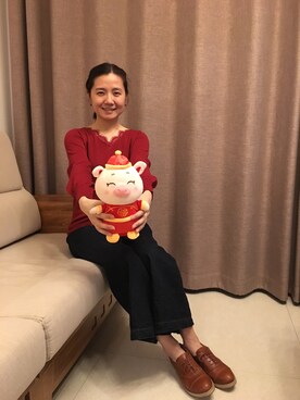 「Bata（バタ）のアイテム」を使った、娇姐さん（レディース・161cm）の冬コーディネート