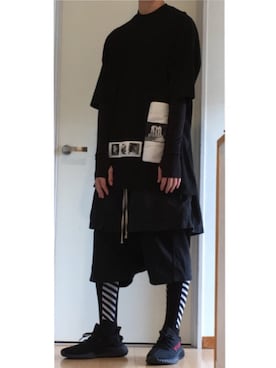 「ADYN（エーディーワイエヌ）のアイテム（トップス）」を使った、Reeekさん（メンズ・178cm）の春コーディネート