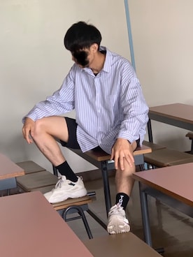 「韓流」｜ㅤㅤㅤㅤㅤㅤㅤㅤㅤㅤㅤㅤㅤjukaさん（メンズ・178cm）の夏コーディネート