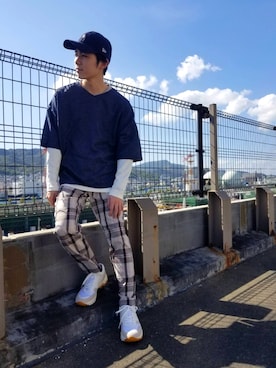 tk.TAKEO KIKUCHI 長崎アミュプラザ店さん（メンズ・178cm）の春コーディネート