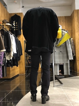 「DANKE SCHON（ダンケシェーン）のアイテム（ブルゾン）」を使った、natsushiさん（メンズ・175cm）の秋コーディネート