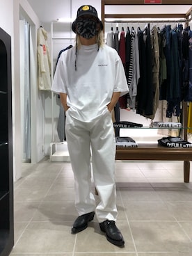 「AZS TOKYO（アザストーキョー）のアイテム」を使った、natsushiさん（メンズ・175cm）の夏コーディネート