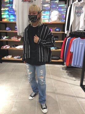 「WHITELAND（ホワイトランド）のWHITELAND/ホワイトランド/リネンシャツ（シャツ/ブラウス）」を使った、natsushiさん（メンズ・175cm）の夏コーディネート