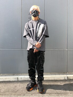 「NILoS（ニルズ）のアイテム」を使った、natsushiさん（メンズ・175cm）の秋コーディネート
