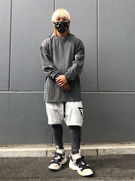 「NILoS（ニルズ）のアイテム」を使った、natsushiさん（メンズ・175cm）の秋コーディネート