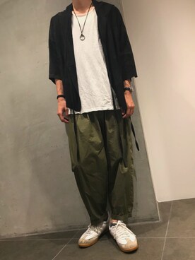 「MAREA ERRE（マレアエッレ）のアイテム」を使った、せおさん（メンズ・178cm）の夏コーディネート