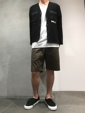 「SToL（ストル）のアイテム」を使った、せおさん（メンズ・178cm）の夏コーディネート
