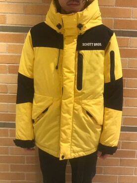 Schott/ショット/2TONE DOWN PARKA/ツートーン シュノーケル ダウン 