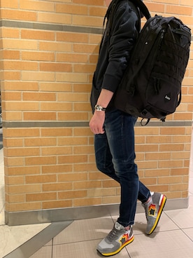 「bravo(ブラボー)のアイテム」を使った、せおさん(メンズ・178cm)の冬コーディネート