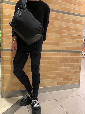 「SToL（ストル）のアイテム」を使った、せおさん（メンズ・178cm）の冬コーディネート