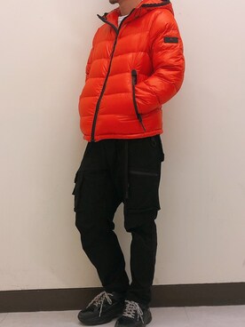 「Peuterey（ピューテリー）のアイテム」を使った、せおさん（メンズ・178cm）の秋コーディネート