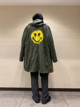 「ONE MADE（ワンメイド）のアイテム（ジャケット/アウター）」を使った、せおさん（メンズ・178cm）の秋コーディネート