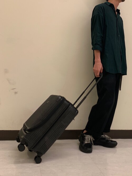 せお B 2nd 横浜 Master Pieceのスーツケース キャリーバッグを使ったコーディネート Wear