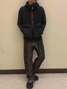 「TATRAS（タトラス）のアイテム（ブルゾン）」を使った、せおさん（メンズ・178cm）の春コーディネート