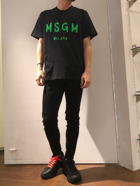 「MSGM（エムエスジーエム）のアイテム」を使った、せおさん（メンズ・178cm）の春コーディネート