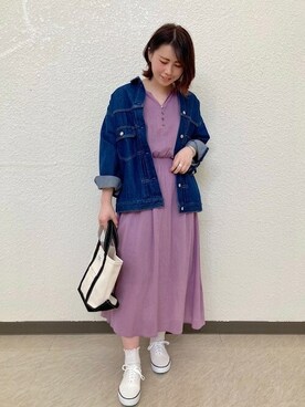 ワンピース ドレスを使った スニーカー 靴下 の人気ファッションコーディネート Wear