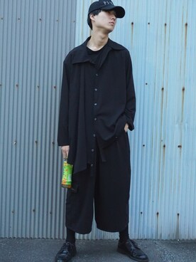 「AZSのアイテム（キャップ）」を使った、shin_Kさん（メンズ・181cm）の秋コーディネート