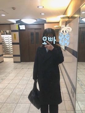 山本さん(レディース・158cm)の冬コーディネート