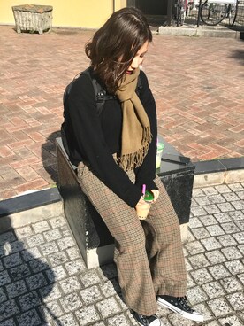 「ARC'TERYX（アークテリクス）のアイテム」を使った、CHIHONさん（レディース・158cm）の春コーディネート