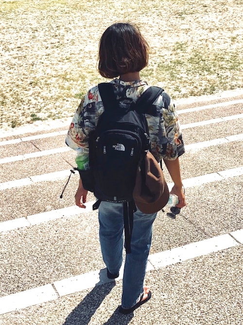 Chihon The North Faceのバックパック リュックを使ったコーディネート Wear