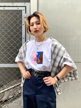 「OBEY」｜CHIHONさん（レディース・158cm）の春コーディネート