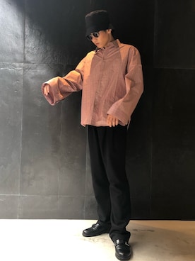 「VERYNERD（ベリーナード）のアイテム」を使った、Hayatoさん（メンズ・171cm）の夏コーディネート