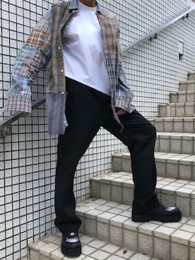 「proposition（プロポジション）のアイテム」を使った、Hayatoさん（メンズ・171cm）の夏コーディネート