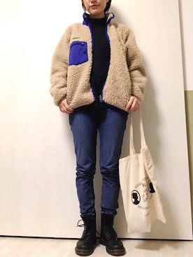 「アイテム（その他アウター、ゴールド系）」を使った、LISAさん（レディース・163cm）の秋コーディネート