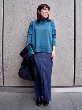 MAMI YAMAZAKIさん（レディース・156cm）の秋コーディネート