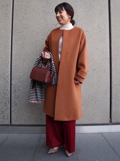 Mami Yamazaki Johnstonsのストール スヌードを使ったコーディネート Wear