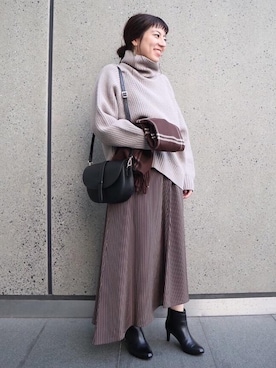 MAMI YAMAZAKIさん（レディース・156cm）の秋コーディネート