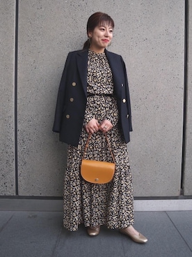 MAMI YAMAZAKIさん（レディース・156cm）の冬コーディネート