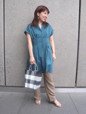 MAMI YAMAZAKIさん（レディース・156cm）の春コーディネート