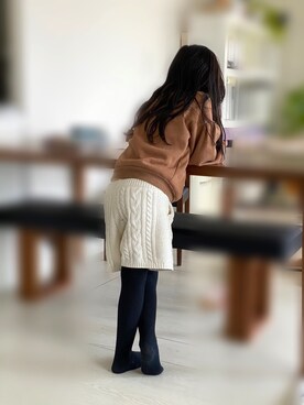 「アイテム（スウェット）」を使った、stkseさん（キッズ・80cm）の春コーディネート