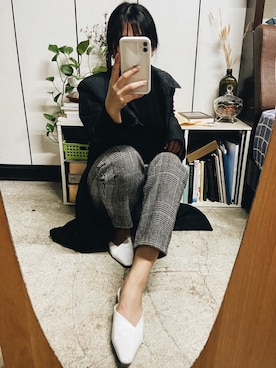 「ESPRIT（エスプリ）のアイテム（ジャケット/アウター）」を使った、yvetteさん（レディース・157cm）の冬コーディネート