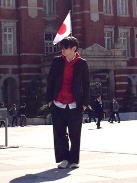 「_のアイテム（その他、その他）」を使った、hisaさん（メンズ・171cm）の春コーディネート