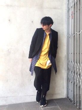 「_のアイテム（その他、その他）」を使った、hisaさん（メンズ・171cm）の春コーディネート