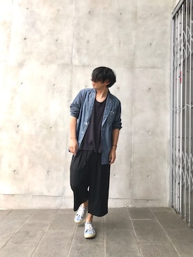 「1年前のアイテム（その他、その他）」を使った、hisaさん（メンズ・171cm）の春コーディネート