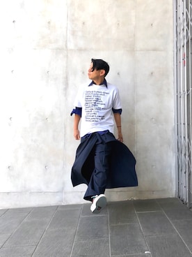 「_のアイテム（その他、その他）」を使った、hisaさん（メンズ・171cm）の夏コーディネート