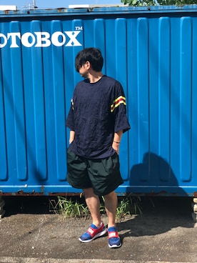 「_のアイテム（その他、その他）」を使った、hisaさん（メンズ・171cm）の夏コーディネート