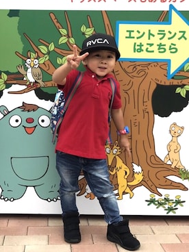 「RVCA（ルーカ）のアイテム」を使った、chan0412さん（キッズ・90cm）の春コーディネート