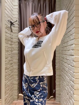 「90'sコーデ」｜「アイテム（その他アウター）」を使った、SORAさん（レディース・158cm）の春コーディネート