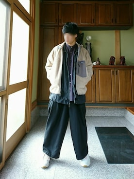 「DADA（ダダ）のアイテム」を使った、Yさん（メンズ・170cm）の冬コーディネート